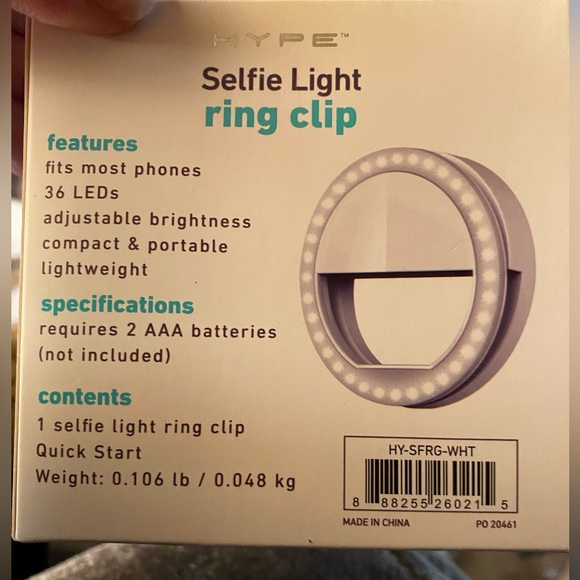 HYPE SELFIE LIGHT RING CLIP - Picture 2 of 3